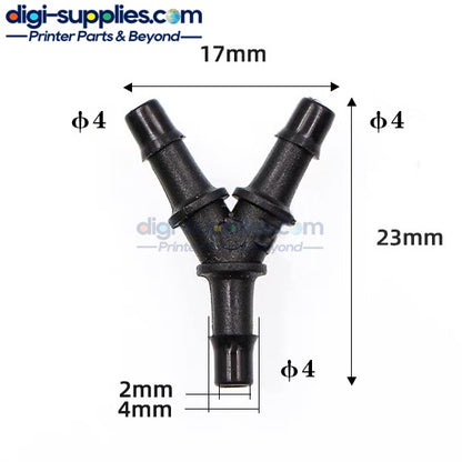 Black Y- Shaped Connector 10pcs